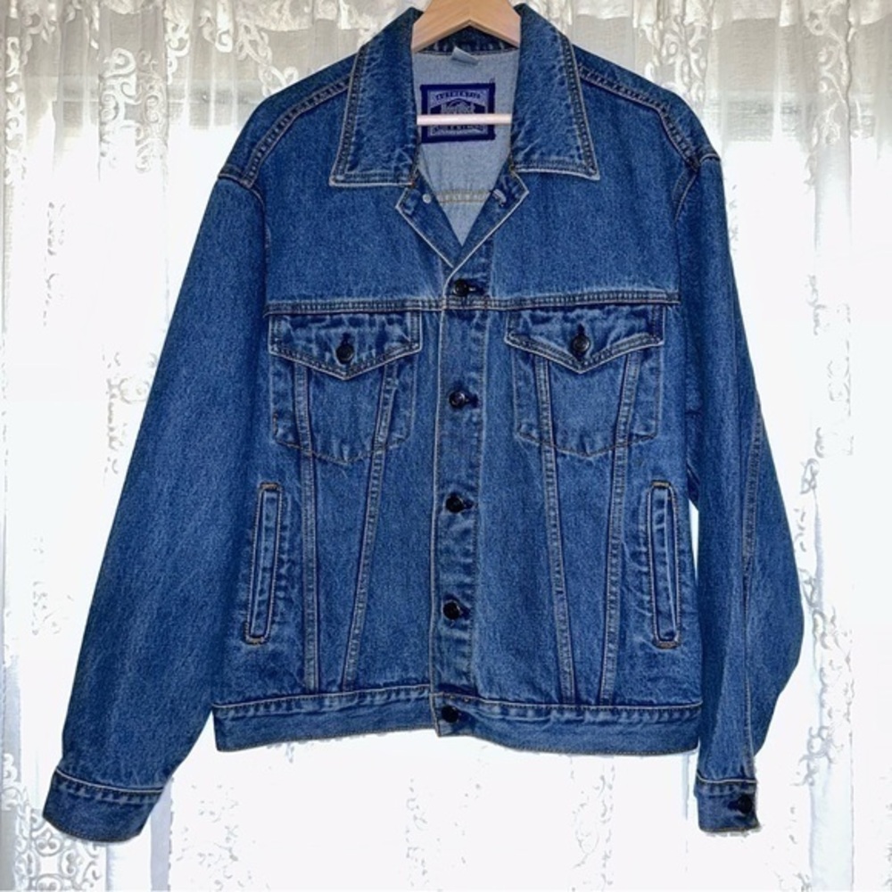 Vintage 90’s HARD ROCK CAFE Denim Jacket Miami Men’s Size Medium